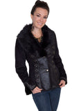 Scully BLACK LADIES STUDDED JACKET - Scully Leather - Flyclothing LLC