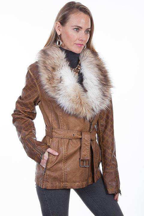Scully BROWN LADIES JACKET - Scully Leather - Flyclothing LLC