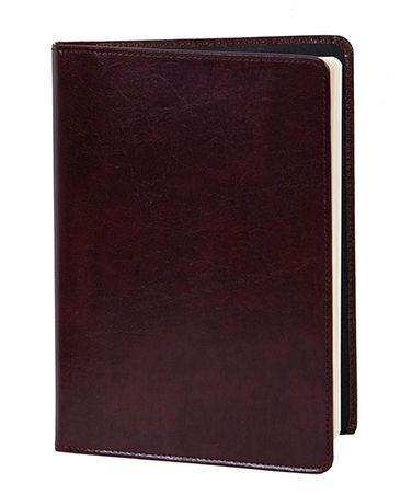 Scully Leather Bonded Leather Burgundy Ruled Manuscript - Scully Leather - Flyclothing LLC
