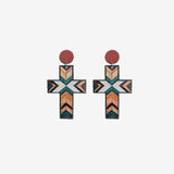 Cross Drop Earrings - Trendsi - Flyclothing LLC