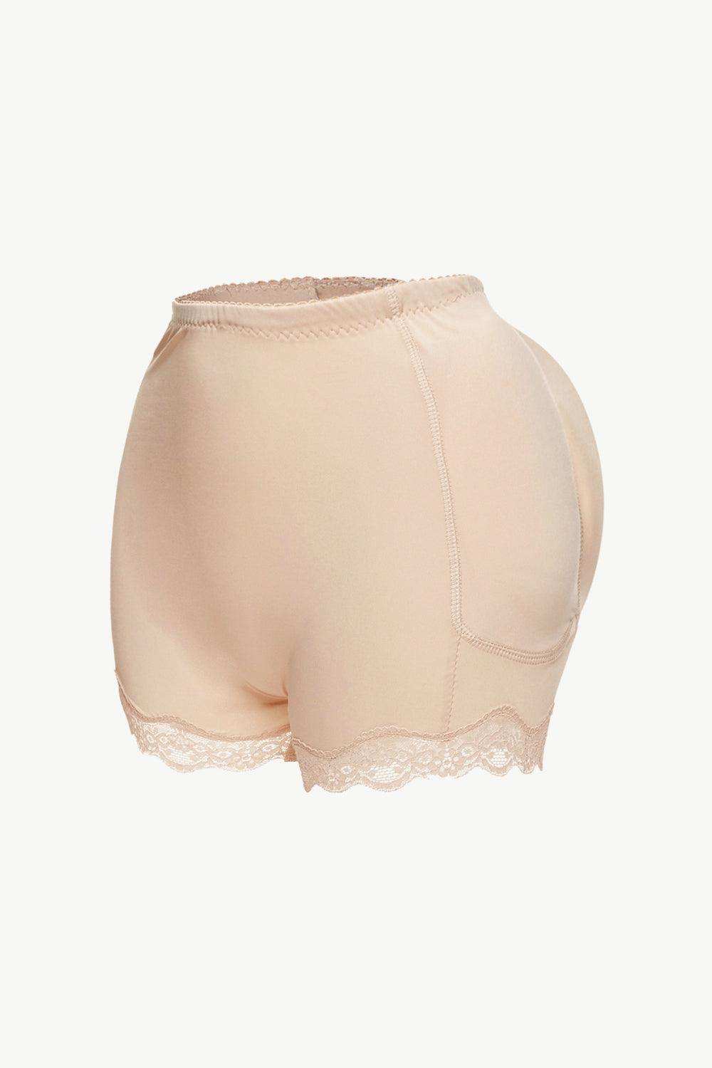 Full Size Lace Trim Shaping Shorts - Trendsi - Flyclothing LLC