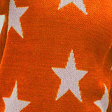 Star Pattern Round Neck Sweater - Trendsi - Flyclothing LLC