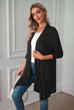 Open Front Long Sleeve Cardigan - Trendsi - Flyclothing LLC