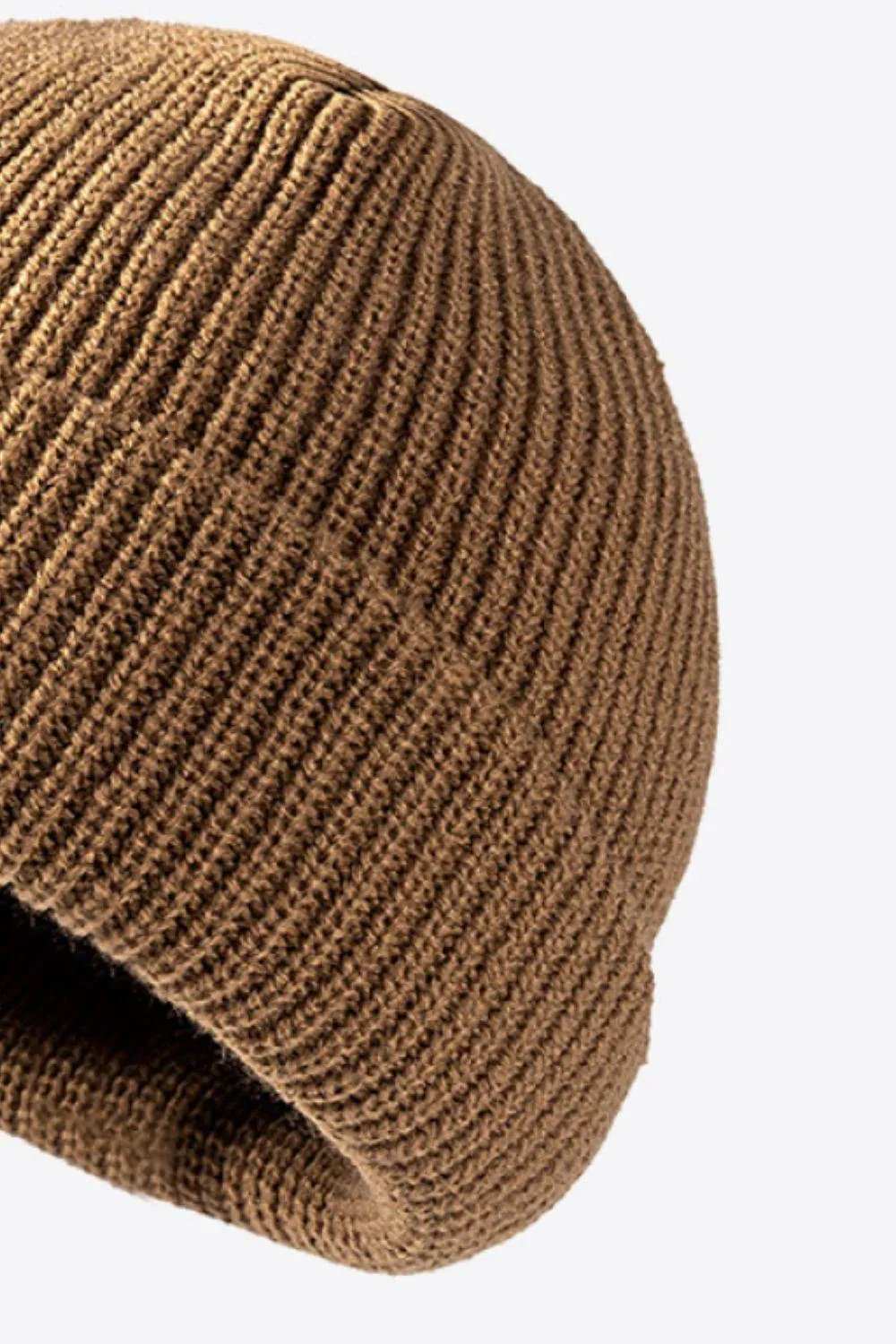 Calling For Winter Rib-Knit Beanie - Trendsi - Flyclothing LLC