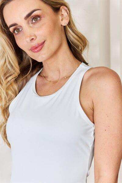 Basic Bae Full Size Round Neck Racerback Tank - Trendsi - Flyclothing LLC