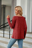 Round Neck Long Sleeve T-Shirt - Trendsi - Flyclothing LLC