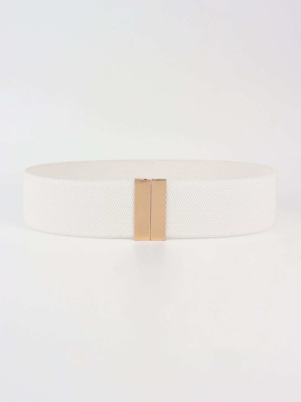 Alloy Buckle Elastic Belt - Trendsi - Flyclothing LLC