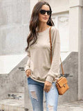 Quarter Button Dropped Shoulder Blouse - Trendsi - Flyclothing LLC