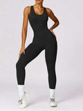 Cutout Racerback Active Jumpsuit - Trendsi - Flyclothing LLC