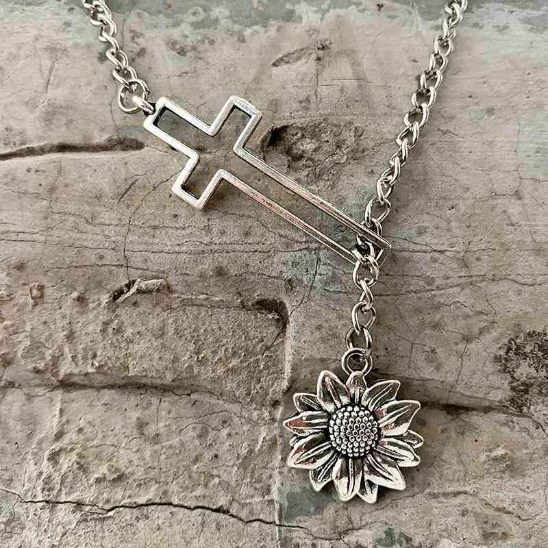 Cross Chain Necklace - Trendsi - Flyclothing LLC