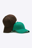 Plain Adjustable Cotton Baseball Cap - Trendsi - Flyclothing LLC