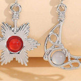 Beaded Alloy Earrings - Trendsi - Flyclothing LLC