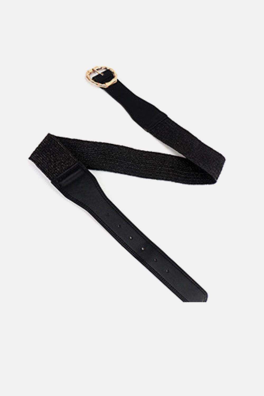 Alloy Buckle Braided Belt - Trendsi - Flyclothing LLC
