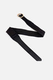 Alloy Buckle Braided Belt - Trendsi - Flyclothing LLC