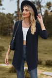 Open Front Long Sleeve Cardigan - Trendsi - Flyclothing LLC