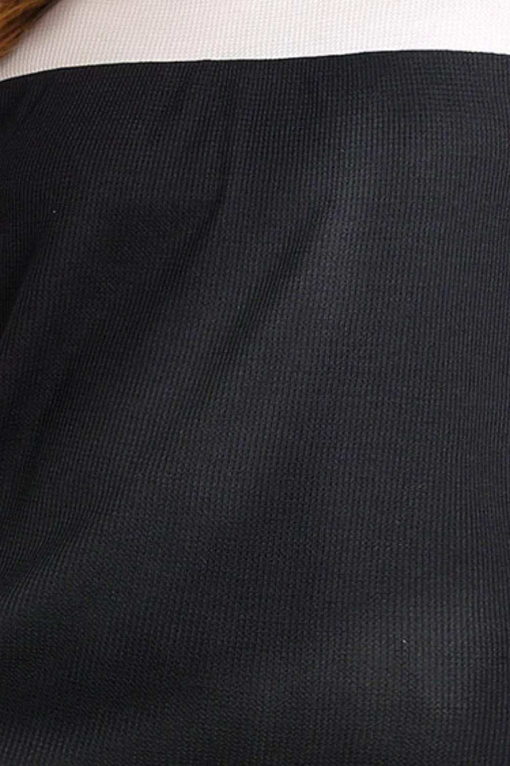 Plus Size Printed Color Block Ruffled Blouse - Trendsi - Flyclothing LLC