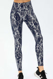 Animal Print Slim Fit Wide Waistband Long Sports Pants - Trendsi - Flyclothing LLC