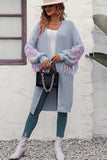 Fringe Sleeve Dropped Sholder Cardigan - Trendsi - Flyclothing LLC