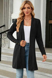 Open Front Long Sleeve Cardigan - Trendsi - Flyclothing LLC