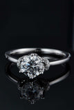 1 Carat Moissanite 925 Sterling Silver Ring - Trendsi - Flyclothing LLC