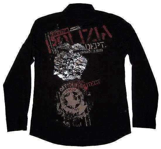 Pollution Clothing Polizia Shirt - Pollution Clothing - Flyclothing LLC