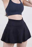 High Waist Pleated Active Skirt - Trendsi - Flyclothing LLC