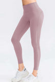 Wide Waistband Slim Fit Long Sports Pants - Trendsi - Flyclothing LLC