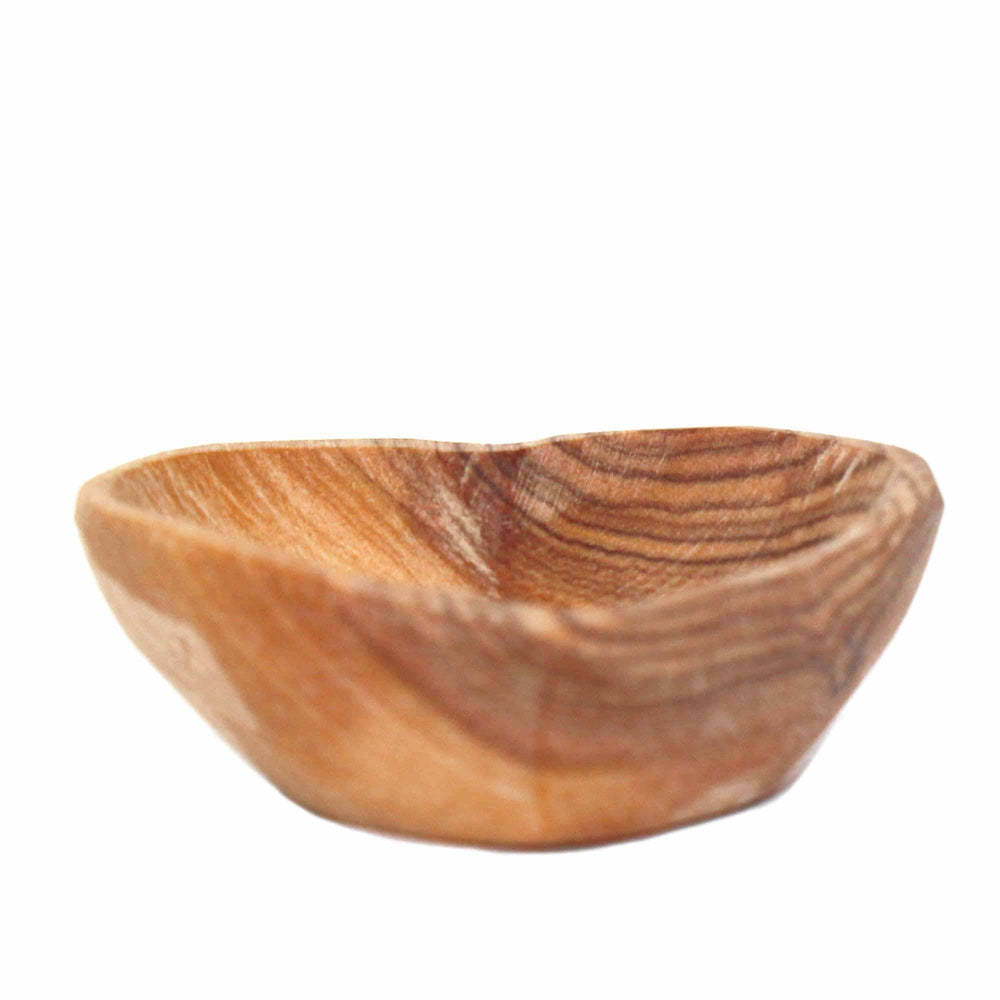 Petite Olive Wood Heart Trinket Bowls - Set of 2 - Jedando - Flyclothing LLC