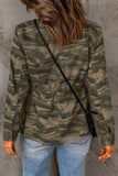 Camouflage Snap Down Jacket - Trendsi - Flyclothing LLC