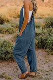 Double Take V-Neck Sleeveless Jumpsuit with Pocket - Trendsi - Flyclothing LLC
