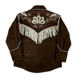 Rockmount Clothing Kid's Embroidered Vintage Fringe Brown Western Shirt - Rockmount Clothing - Flyclothing LLC