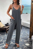 Pocketed Spaghetti Strap Overalls - Trendsi - Flyclothing LLC