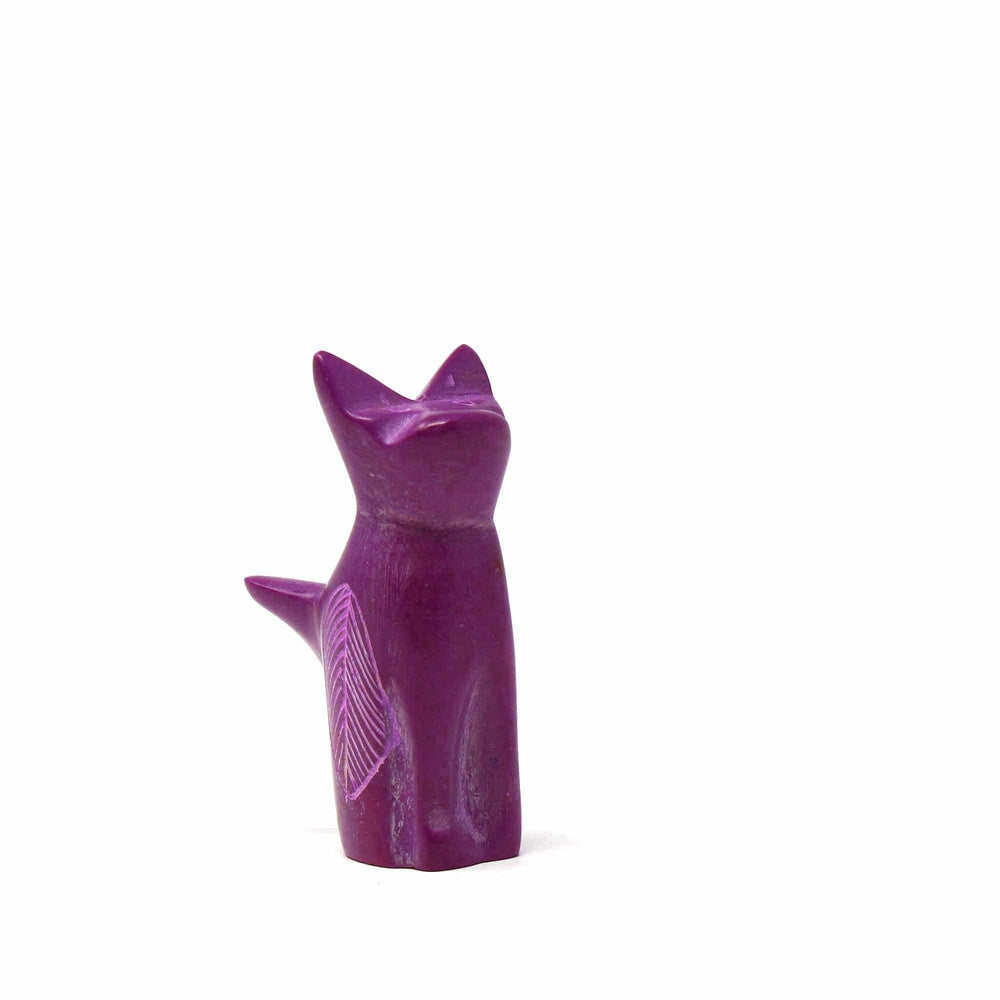 Soapstone Tiny Sitting Cats - Assorted Pack of 5 Colors - SMOLArt - Flyclothing LLC