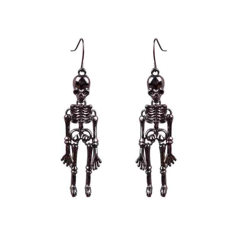 Skeleton Alloy Earrings - Trendsi - Flyclothing LLC