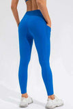 High Waist Active Leggings with Pockets - Trendsi - Flyclothing LLC