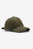 Distressed Adjustable Baseball Cap - Trendsi - Flyclothing LLC