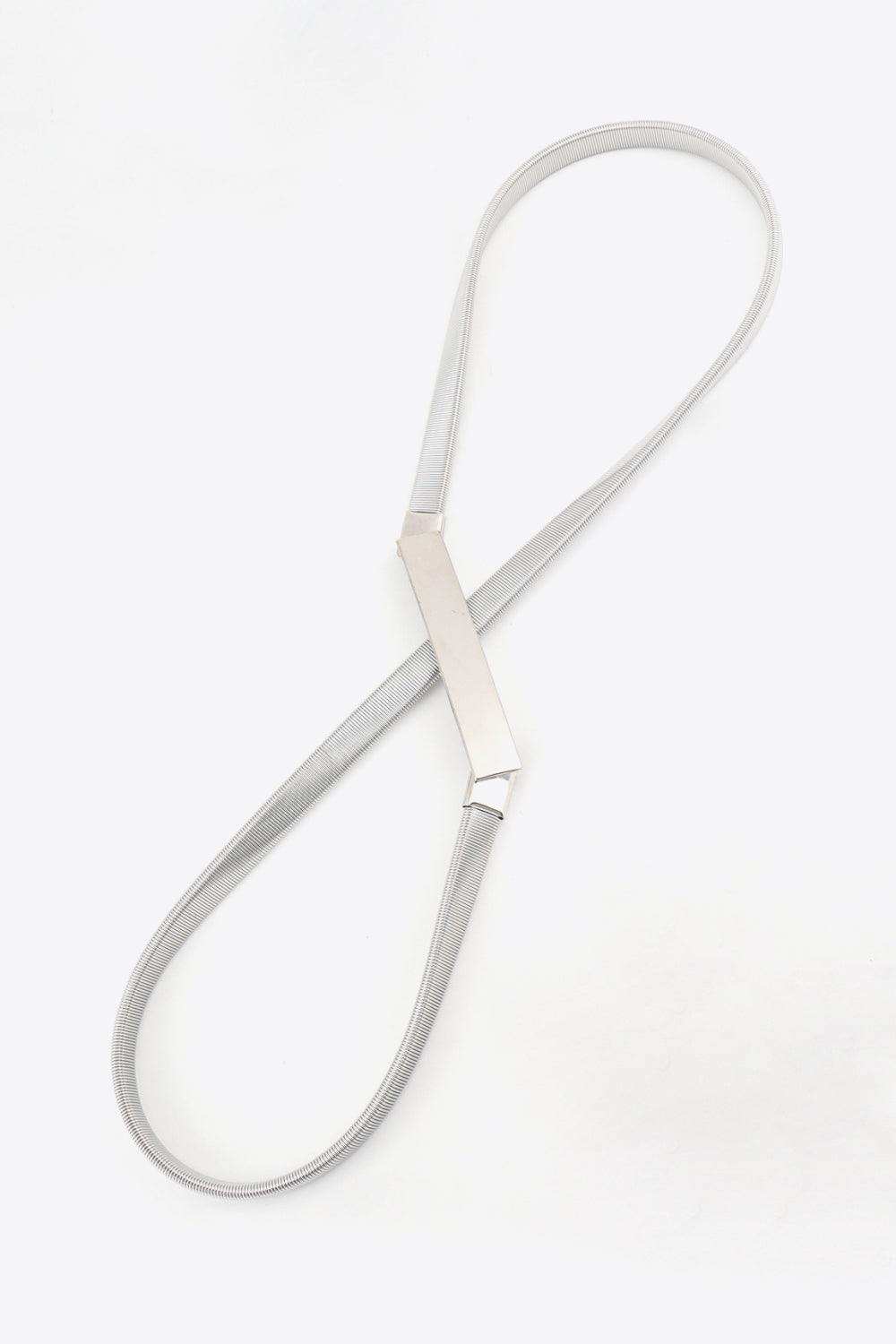 Elastic Iron Skinny Belt - Trendsi - Flyclothing LLC