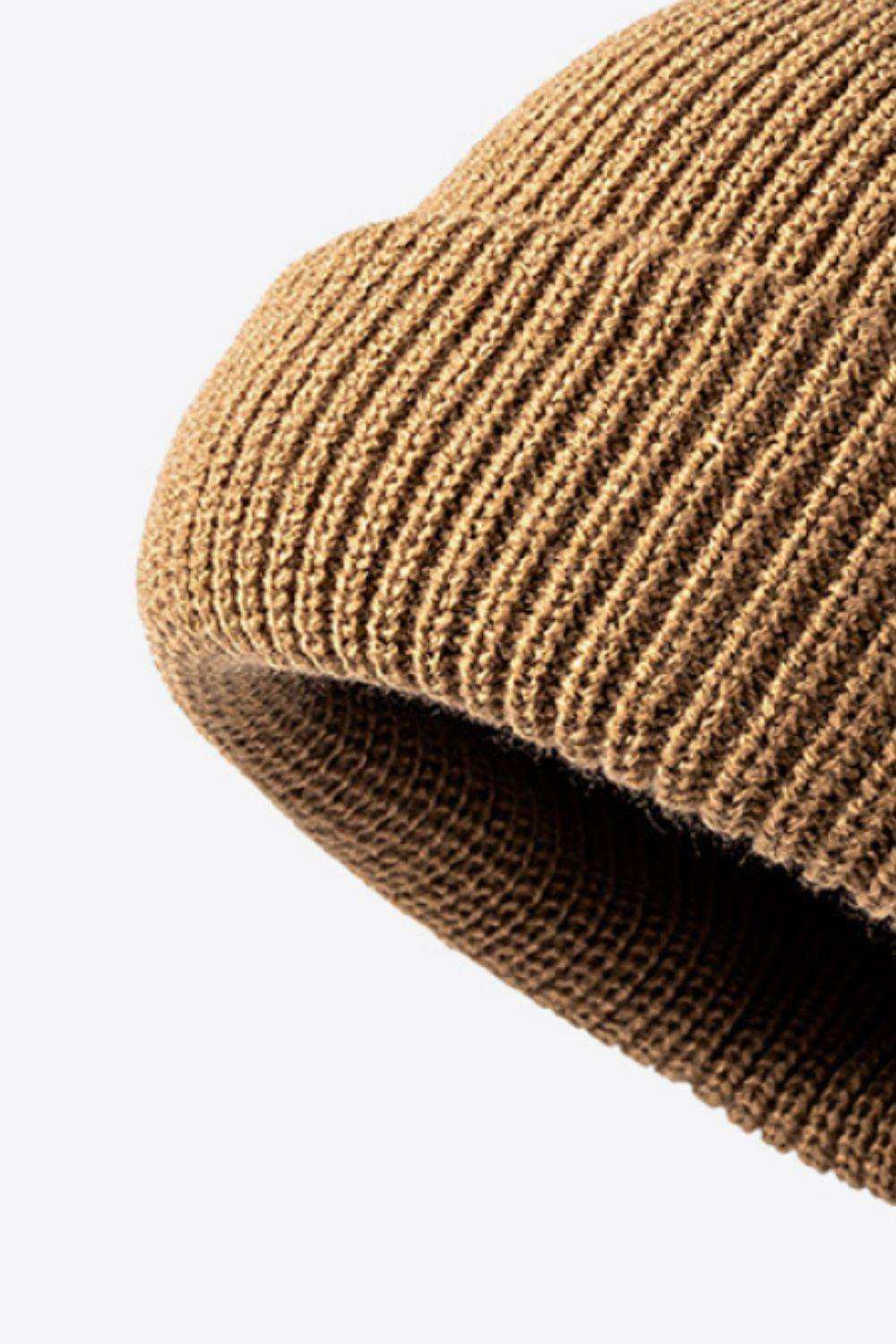 Calling For Winter Rib-Knit Beanie - Trendsi - Flyclothing LLC