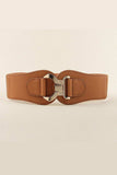 Alloy Buckle Elastic Belt - Trendsi - Flyclothing LLC