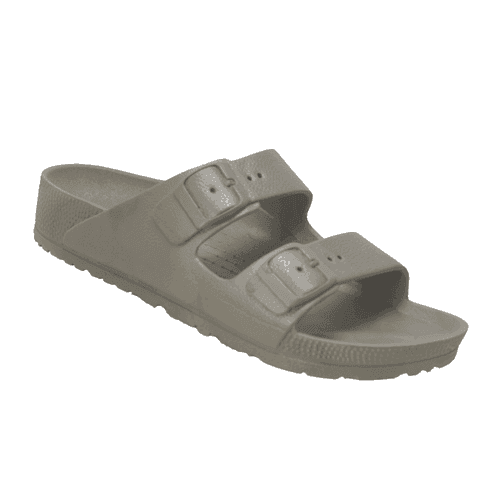 Tecs Women's Two Band Sandals Light Gray - Tecs - Flyclothing LLC