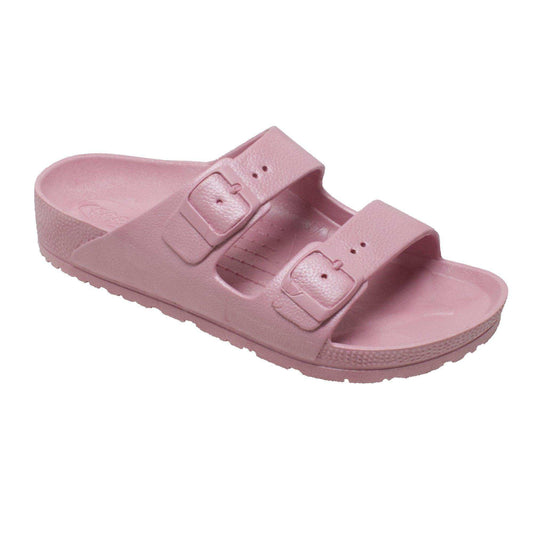 Women's Two Band Sandals Pink - Tecs - Flyclothing LLC