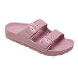 Women's Two Band Sandals Pink - Tecs - Flyclothing LLC