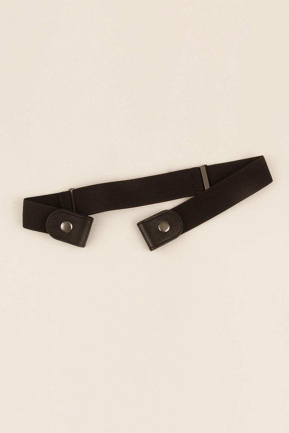 PU Elastic Snap Closure Belt - Trendsi - Flyclothing LLC