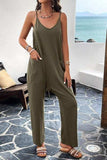 Pocketed Spaghetti Strap Overalls - Trendsi - Flyclothing LLC