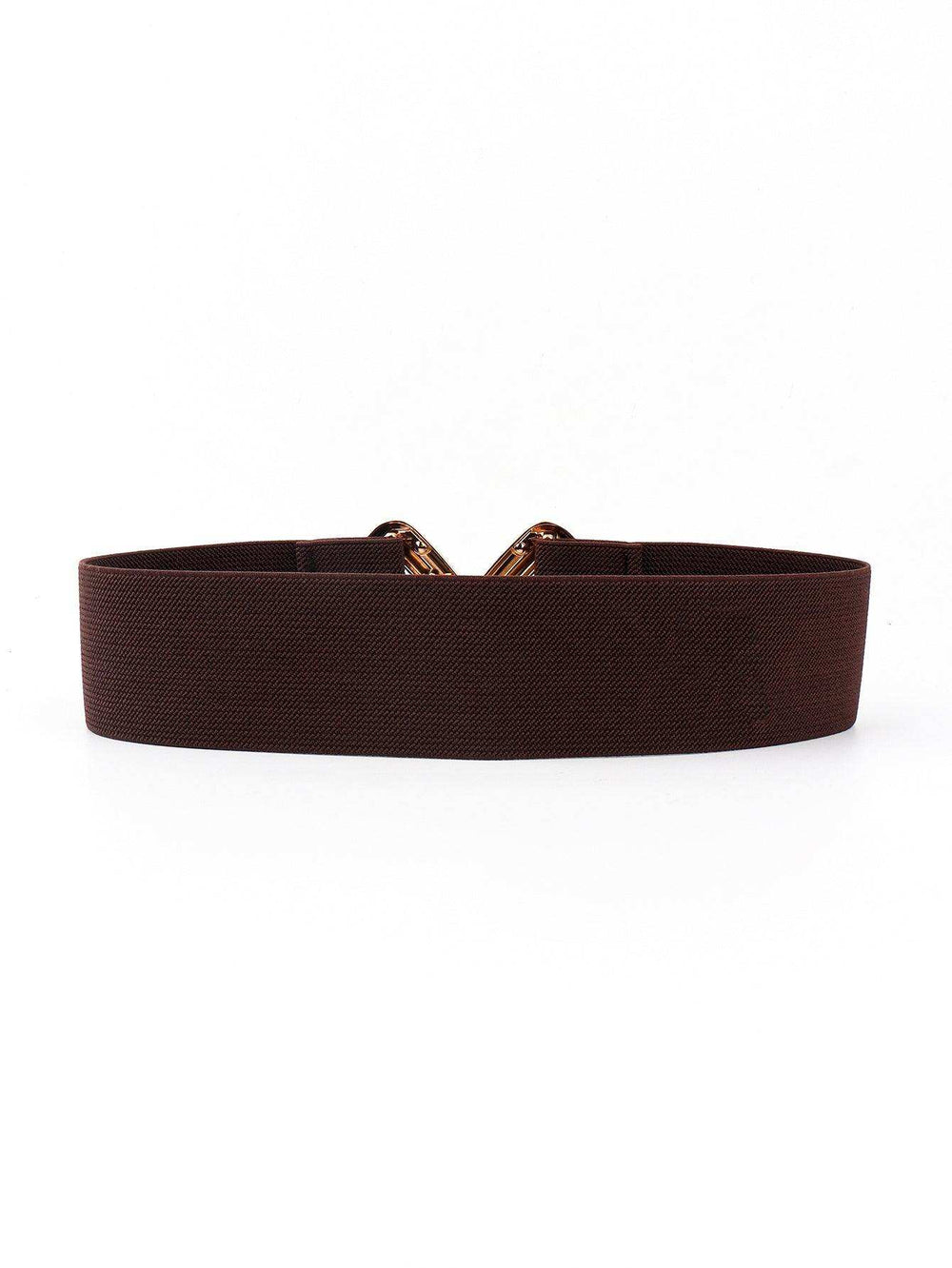 Geometric Buckle Elastic Wide Belt - Trendsi - Flyclothing LLC