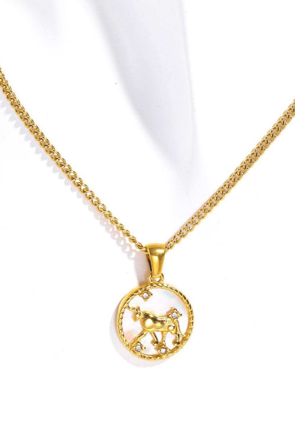 Constellation Pendant Stainless Steel Necklace - Trendsi - Flyclothing LLC