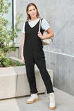 Double Take Full Size Sleeveless Straight Jumpsuit - Trendsi - Flyclothing LLC