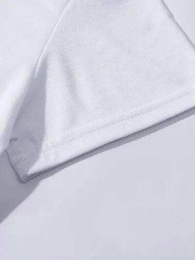 Lucky Clover Sequin Round Neck T-Shirt - Trendsi - Flyclothing LLC