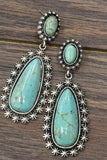 Artificial Turquoise Earrings - Trendsi - Flyclothing LLC