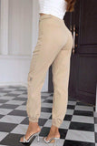 High Waist Pants with Pockets - Trendsi - Flyclothing LLC